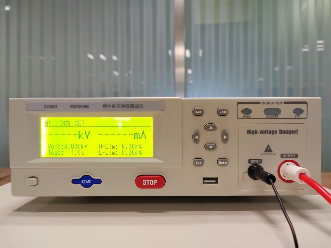OEM Hi Pot ماشین عایق Hipot مقاومت ولتاژ تست 0.01 تا 6KV