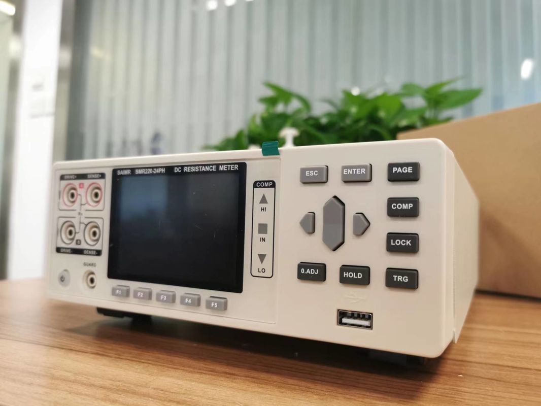 تست کننده ولتاژ بالا متر مقاومت DC رابط LAN / RS232 / IO