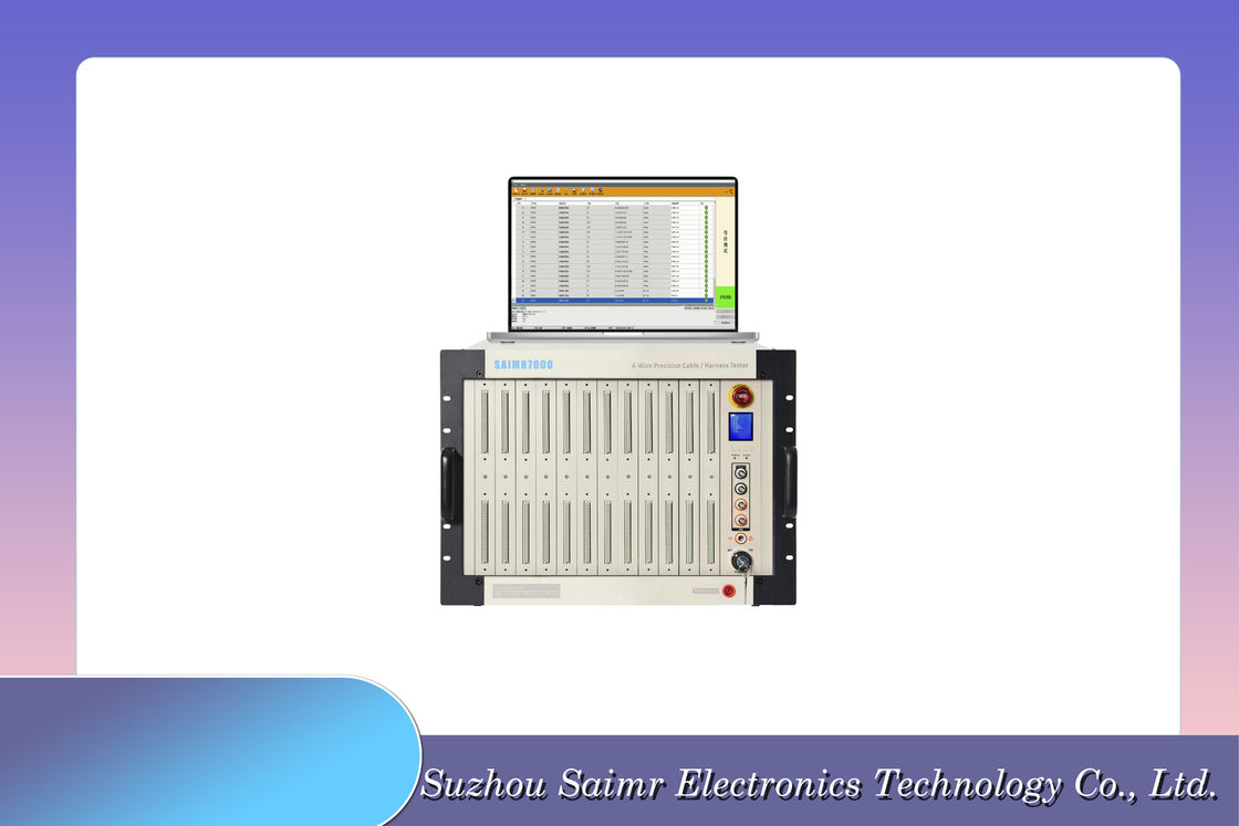 تست ولتاژ مقاومت در DC 30V-4000V تجهیزات آزمایش مونتاژ کابل 16/32/48/64 PIN